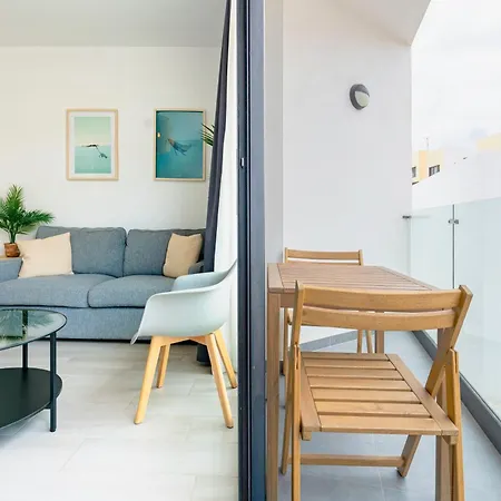 Apartman Salty Loft En El Centro De Corralejo, Terraza Privada, Cocina Completa Y Wifi *
